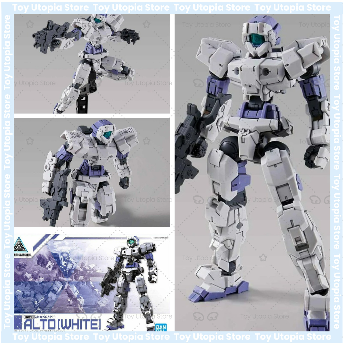 Model Kit Bandai 30 - Figura Originale Bandai, Kit Modello Missiones