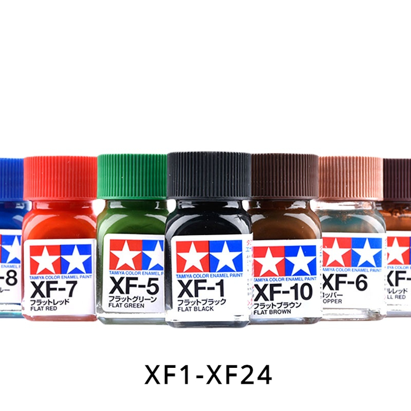 Tamiya Model Paint Set - TAMIYA vernice smaltata colori piatti XF1-XF24