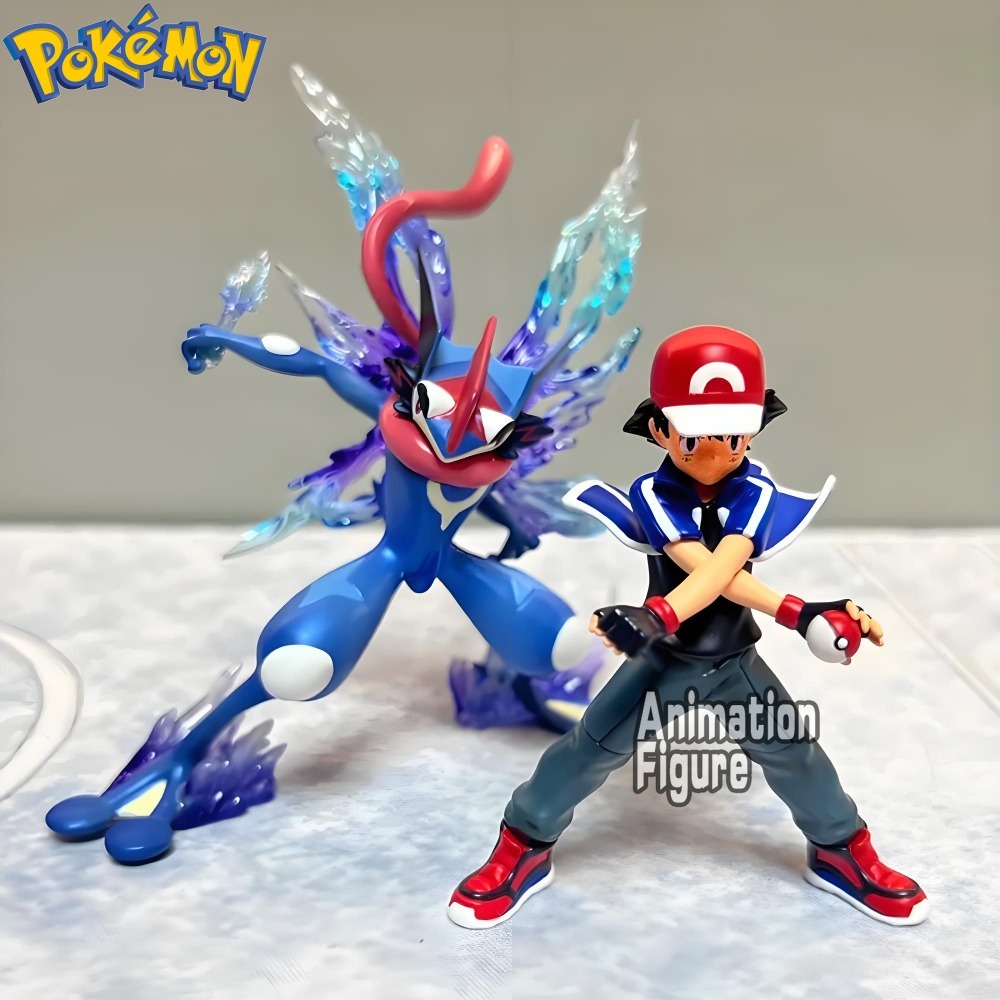 Model Kit Lucario - Figurine Anime Pokemon Greninja 12cm/4.72in, Modellini