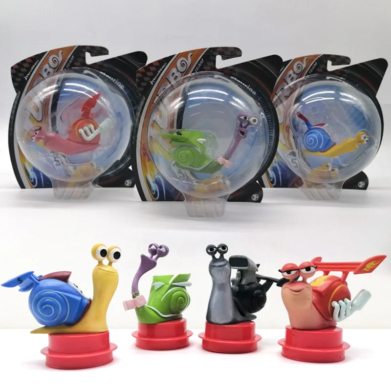 Model Kit Dinosaur Bandai - Turbos Racing Lumache Bambola Cartoon Modello