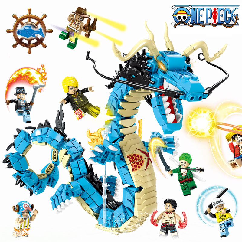 Model Kit Gundam Bandai - One Piece Building Blocks Scatola Cieca
