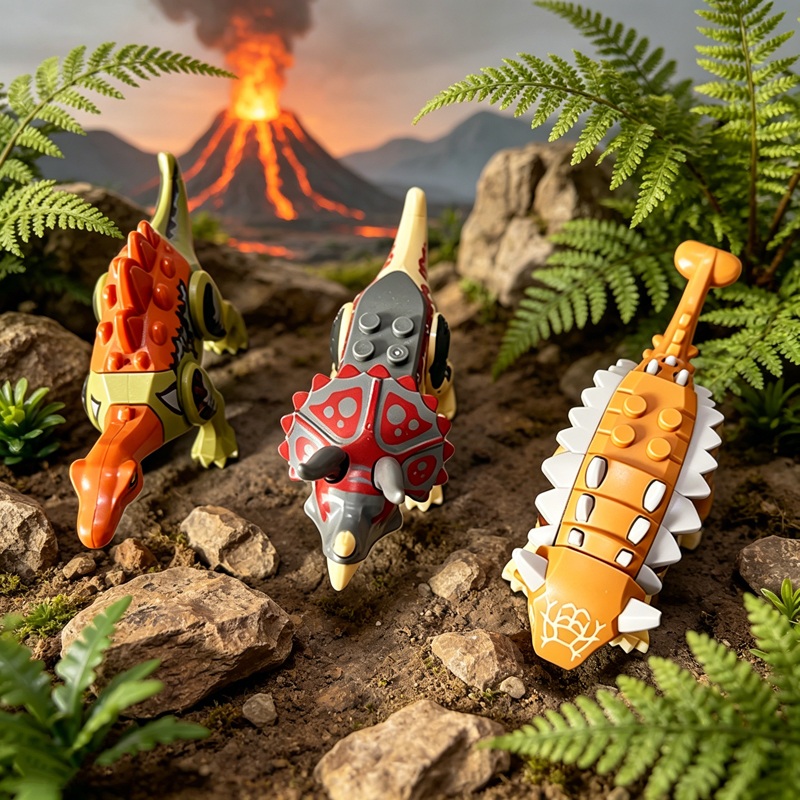 Mini Blocchi da Costruzione Ju - Model Kit Dinosaur Bandai recensione e prezzo