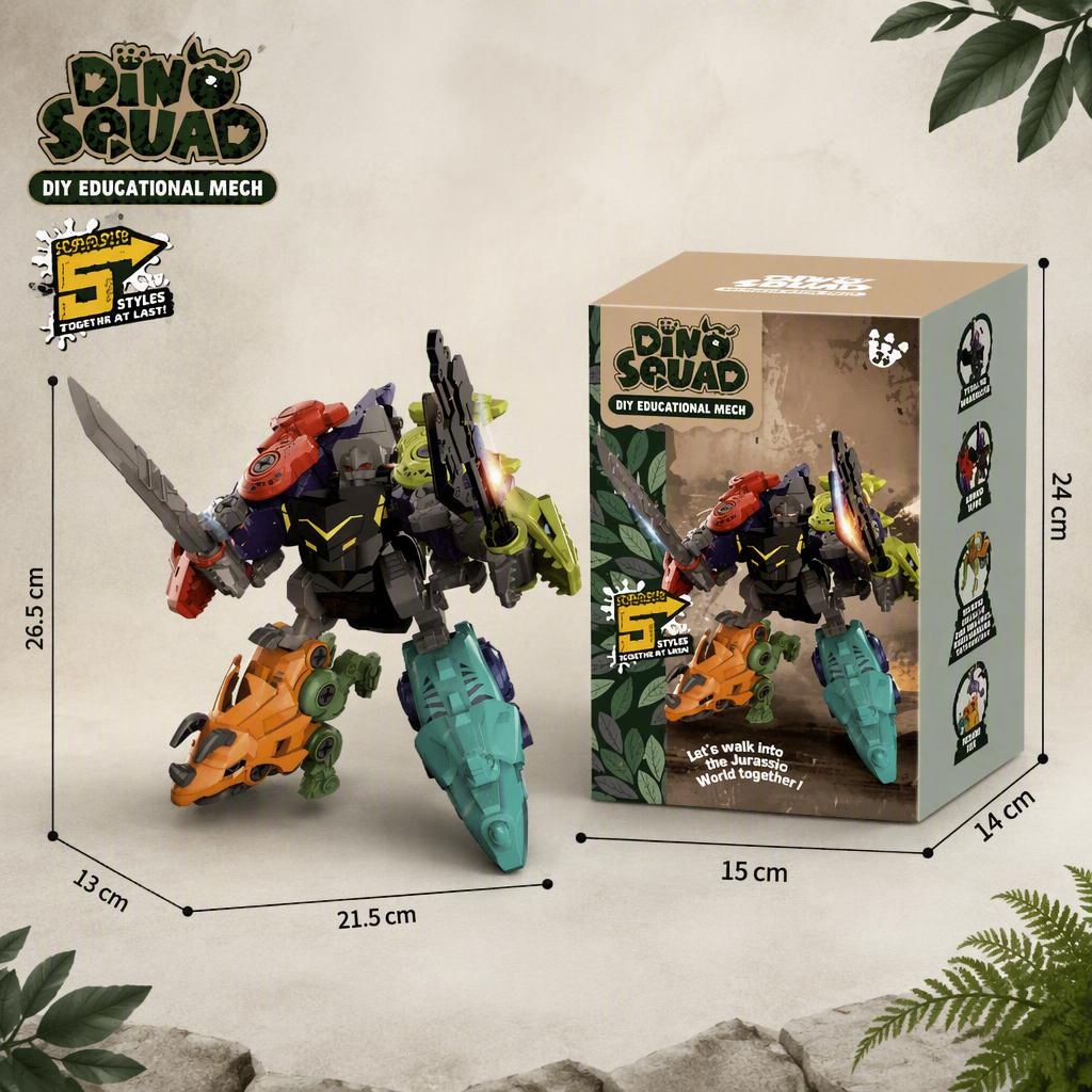 5 IN 1 Bambini Montaggio Dinos - Model Kit Dinosaur Bandai recensione e prezzo